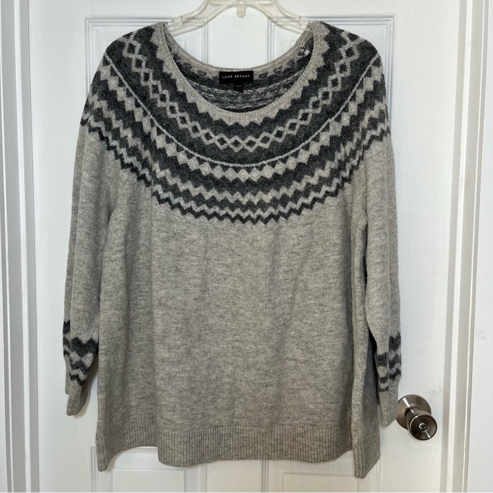 Lane Bryant Plus Nordic Design Women's Sweater